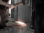 Jake forging sword